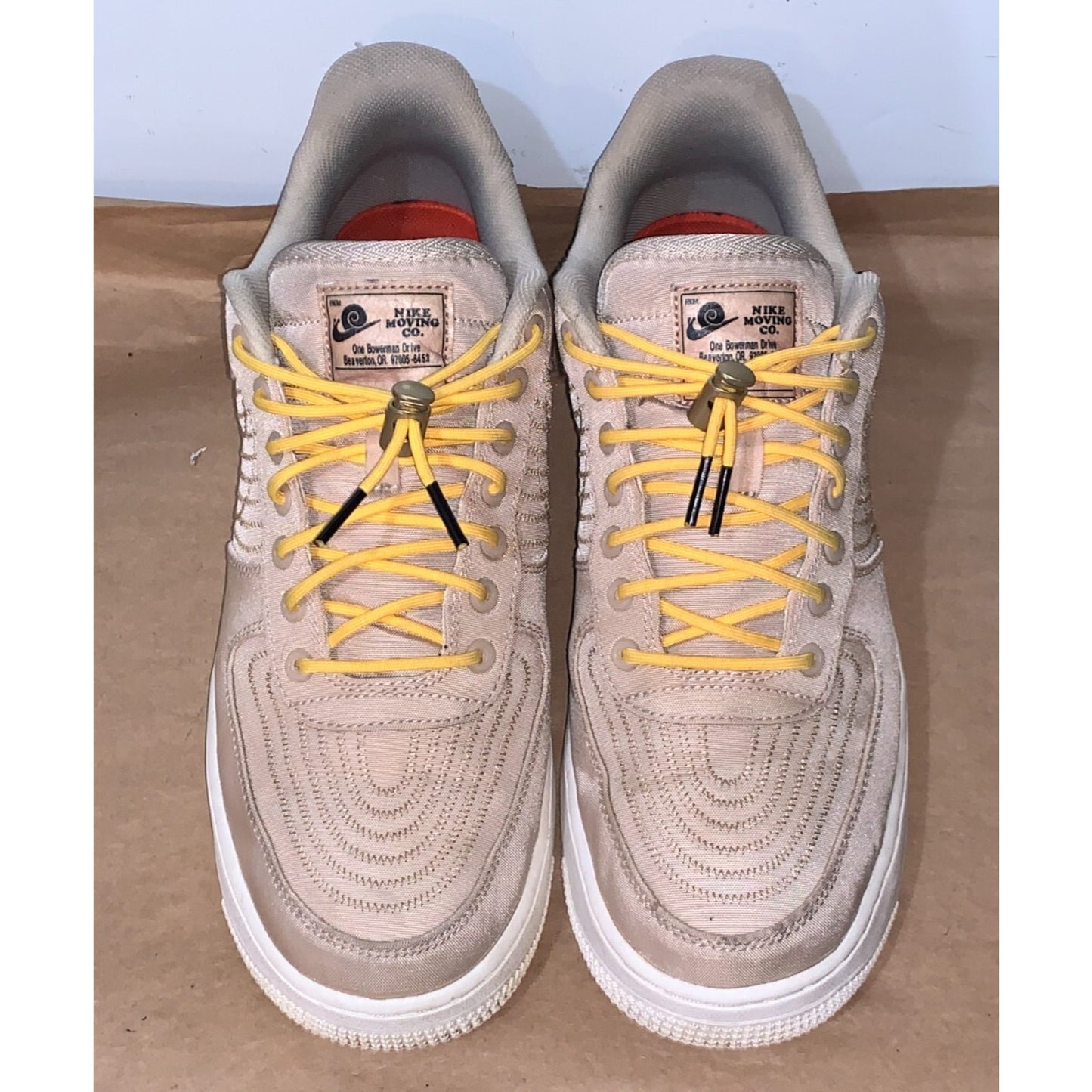 Nike Air Force 1 '07 LV8 Men's Size 10 Moving Company Beige Shoes DV0794-100