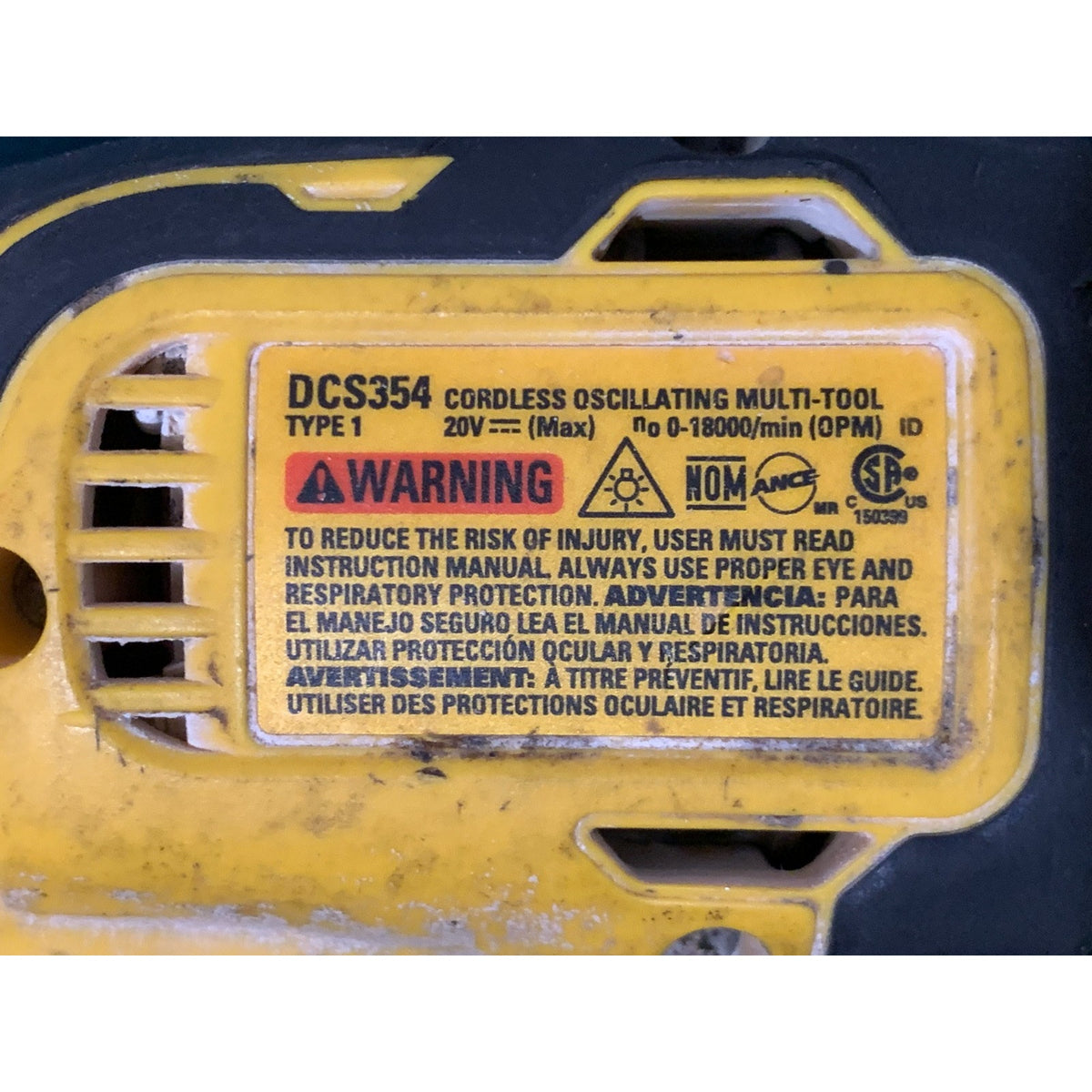 DEWALT MULTI-DCS354 TOOL ONLY (P14030006)