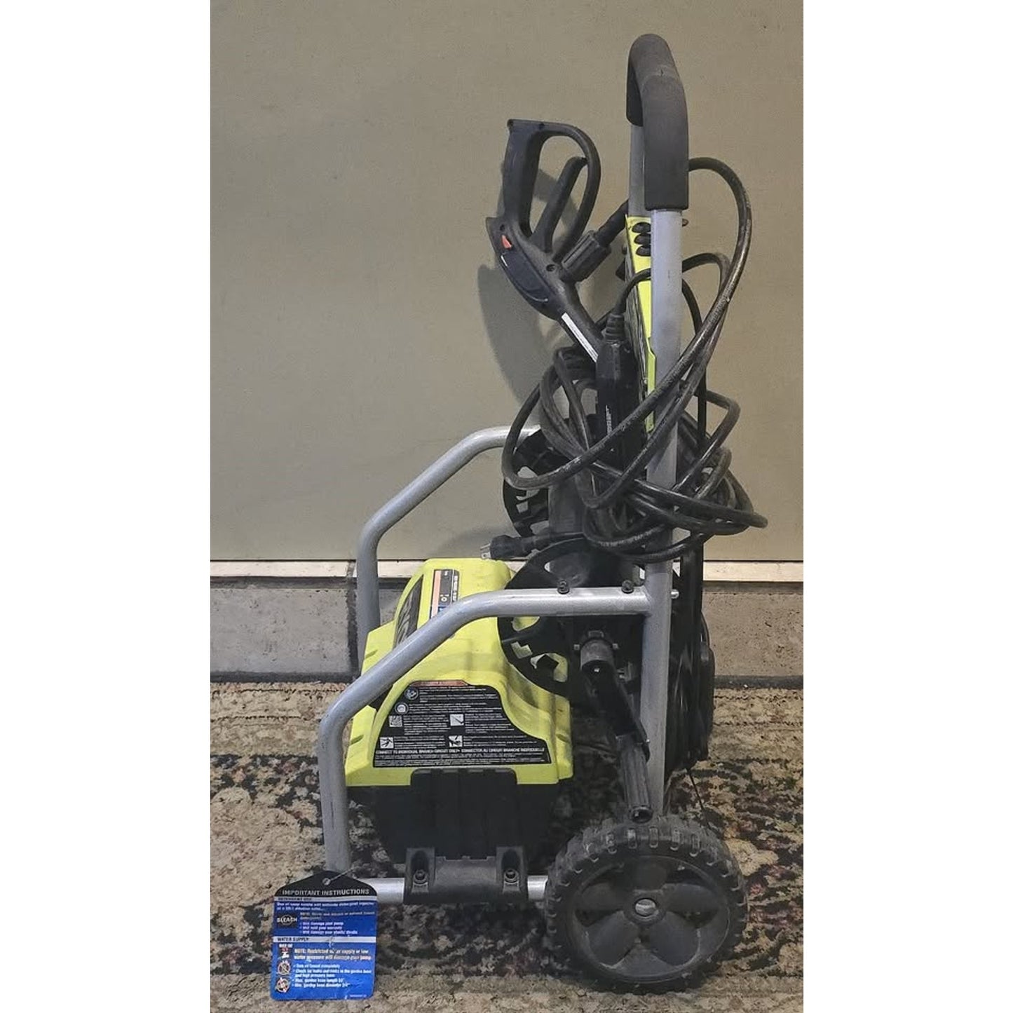 Ryobi 2,000-PSI 1.2 GPM Electric Pressure Washer / RY141900 /