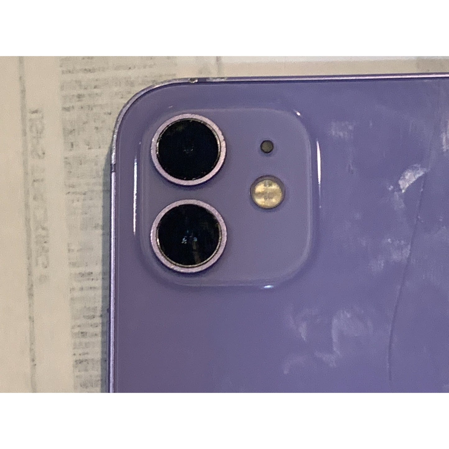 Apple iPhone 12 128GB Unlocked Purple (Back Cracked/ Screen replaced!)