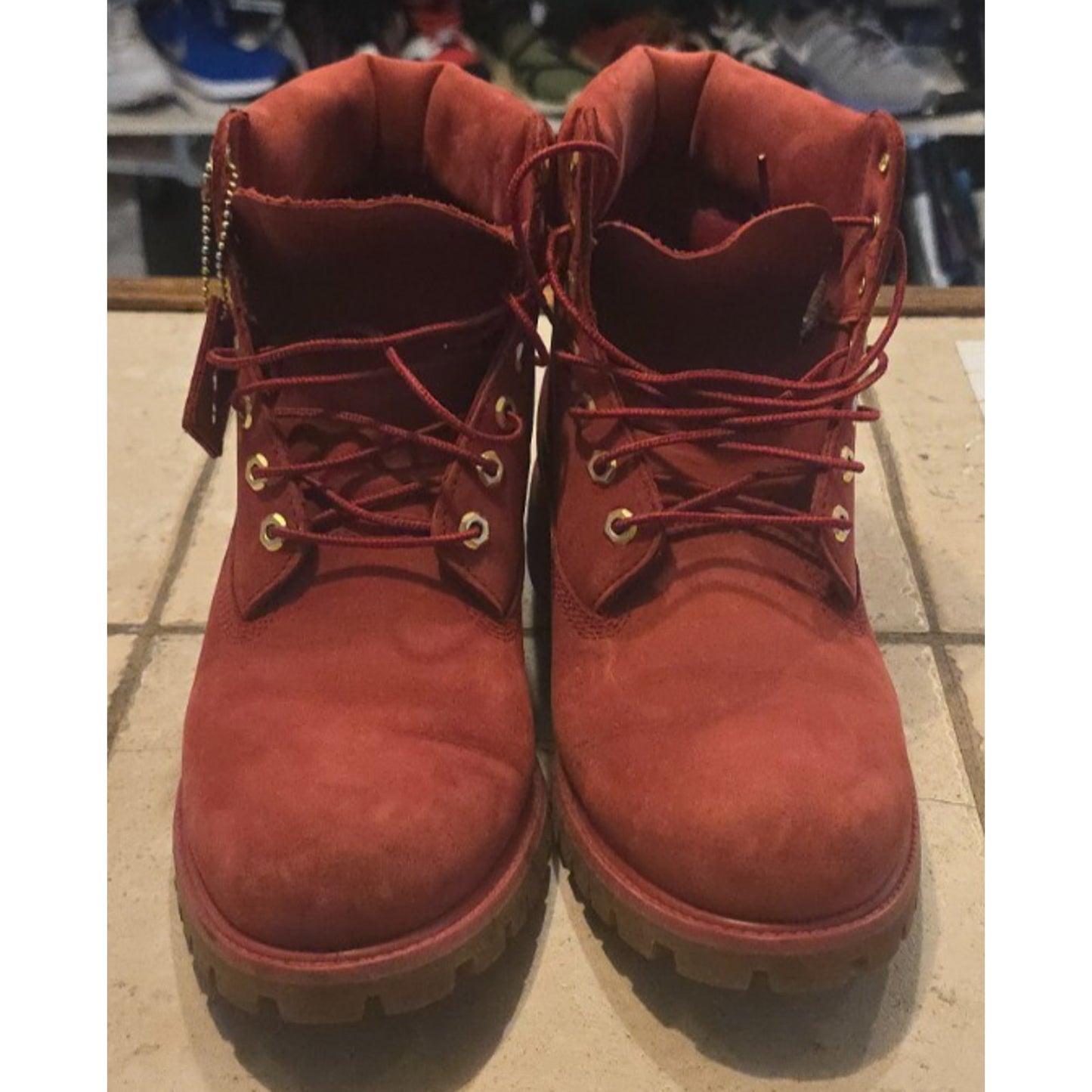 Timberland A1JLT A1740 Limited Edition Red 6" Waterproof Boots / 12M /