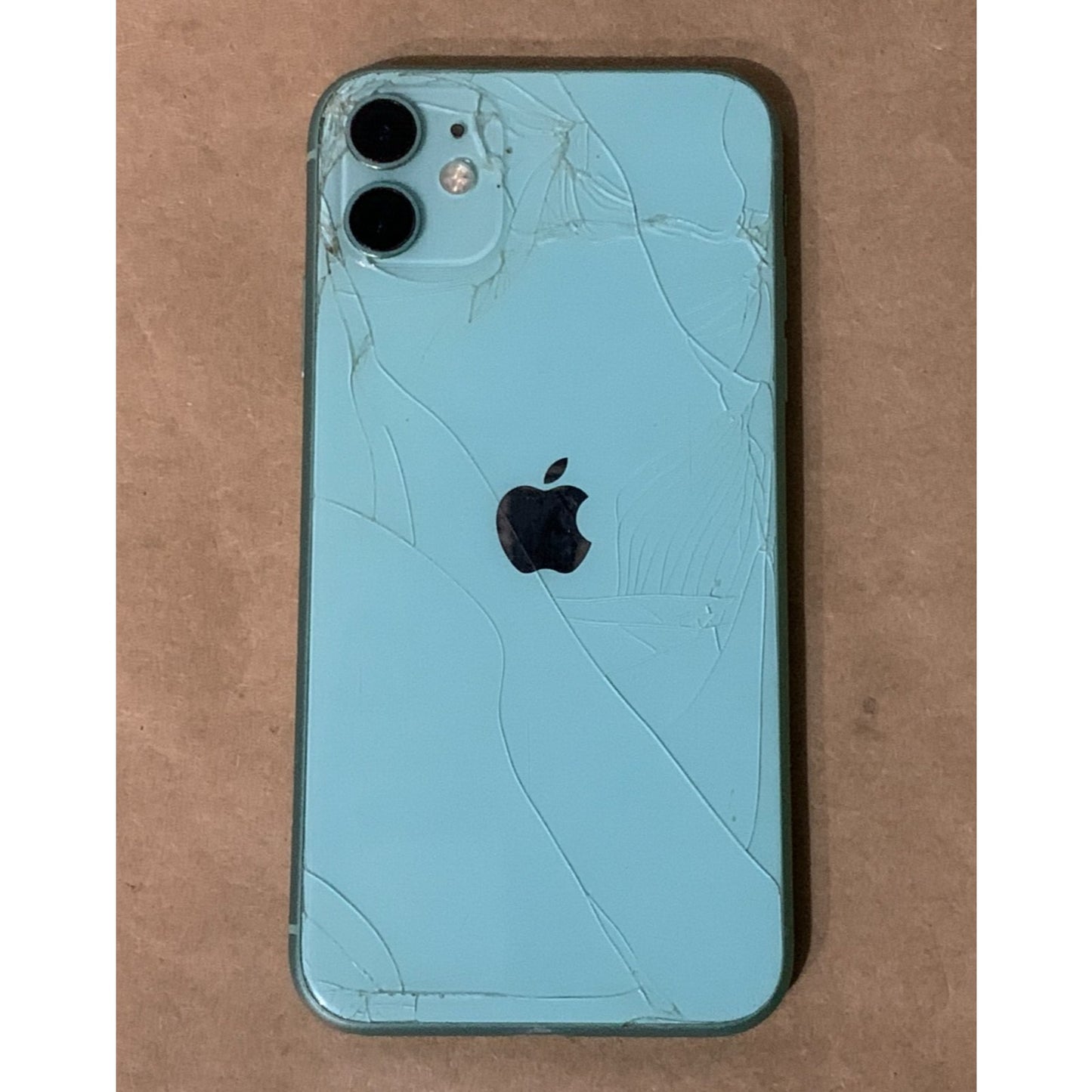 Apple iPhone 11 64GB Teal (AT&T ONLY) - (CRACKED BACK! REPLACED SCREEN!)
