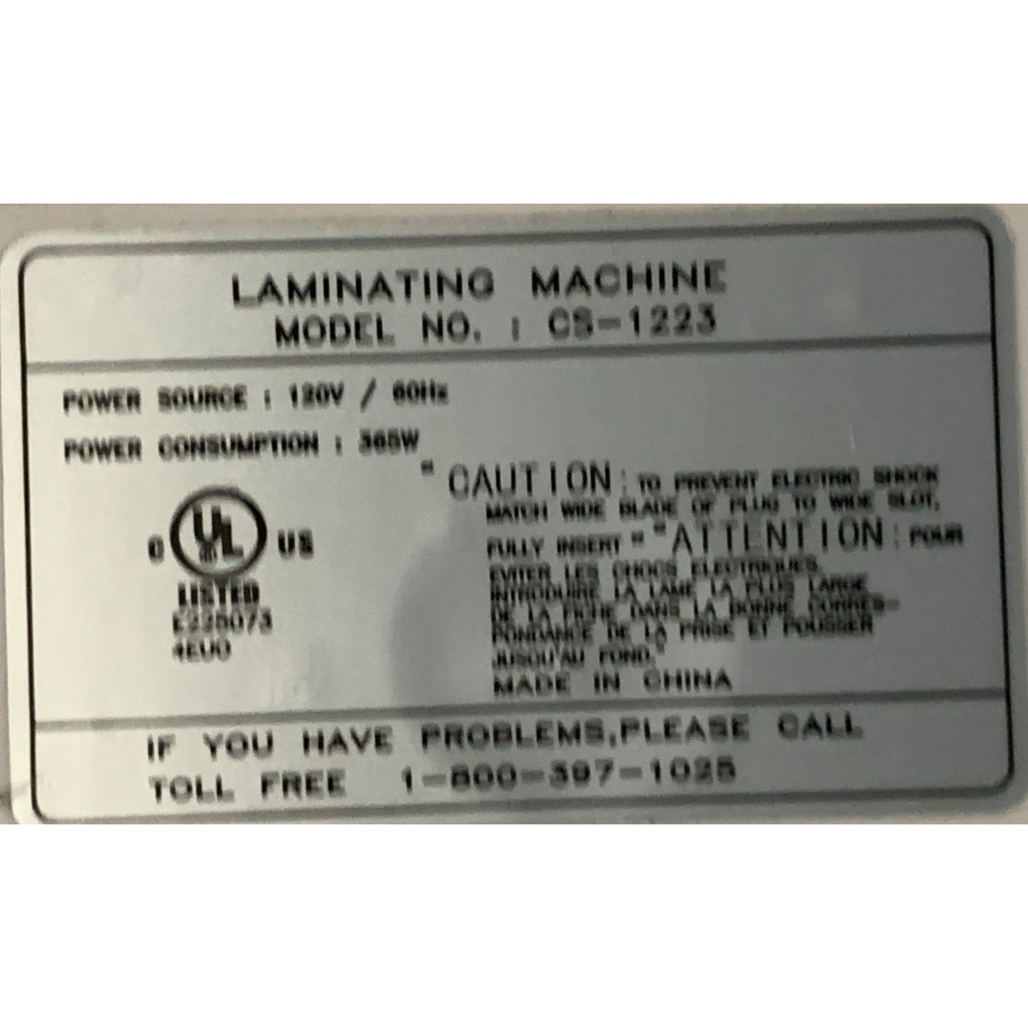 Royal Sovereign 12 Inch Laminator CS-1223