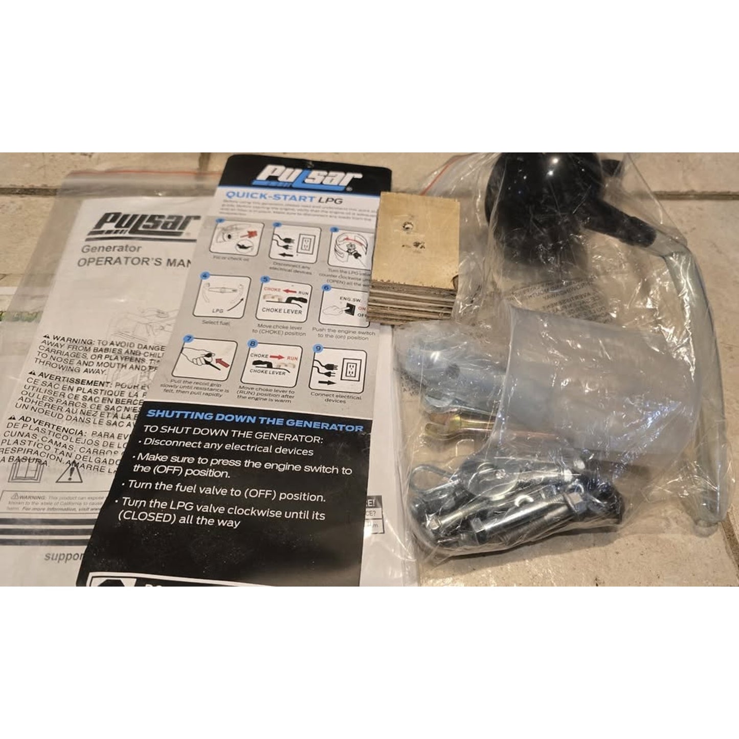 Pulsar 5250W Dual Fuel Portable Generator w/ CO Sentry / PG5250BCO /