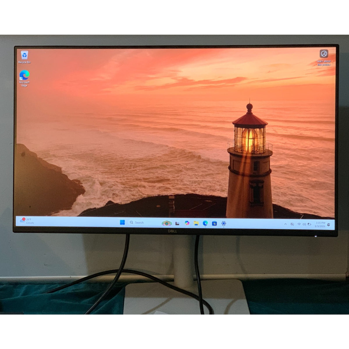 Dell S2425HS Monitor - 23.8 Inch, FHD (1920x1080) Display, - Ash White