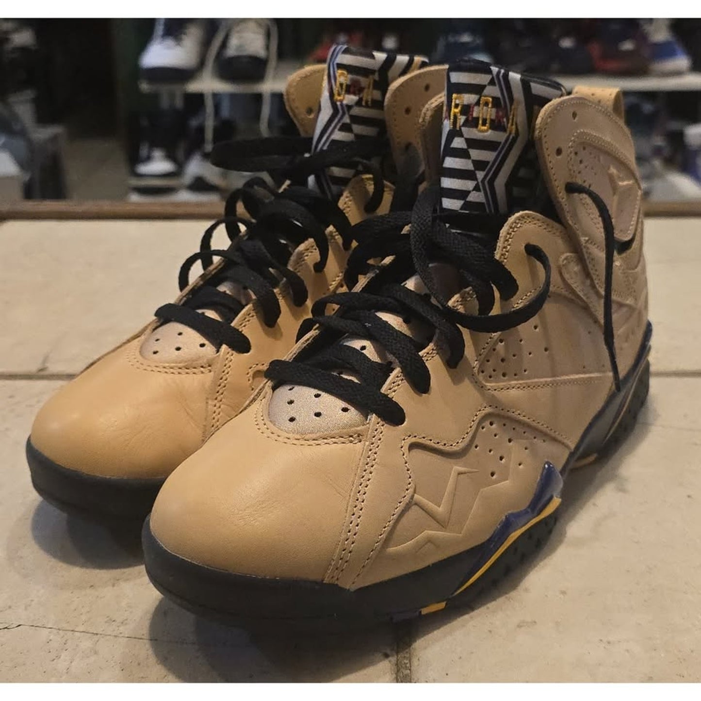 Nike Air Jordan 7 Retro SE Vachetta Tan Black Taxi DZ4729-200 Men's 9.5
