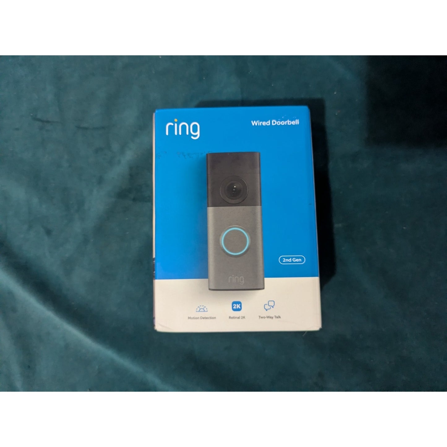 Ring Battery Doorbell 2nd Gen 2k - Speckled Grey