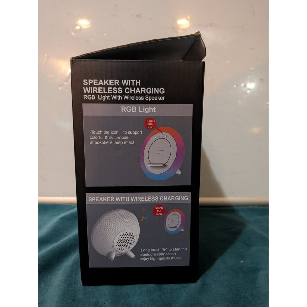 BT Speaker w/ Wireless Charging