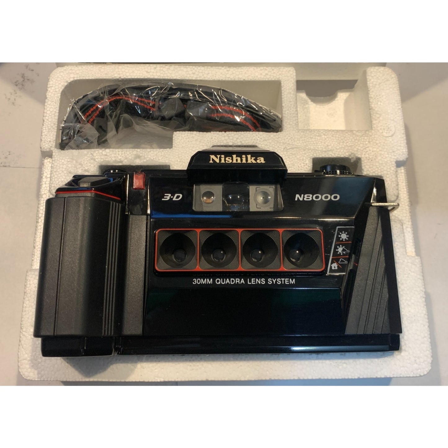 Nishika N8008 3-D 35mm Camera Kit with Accessories