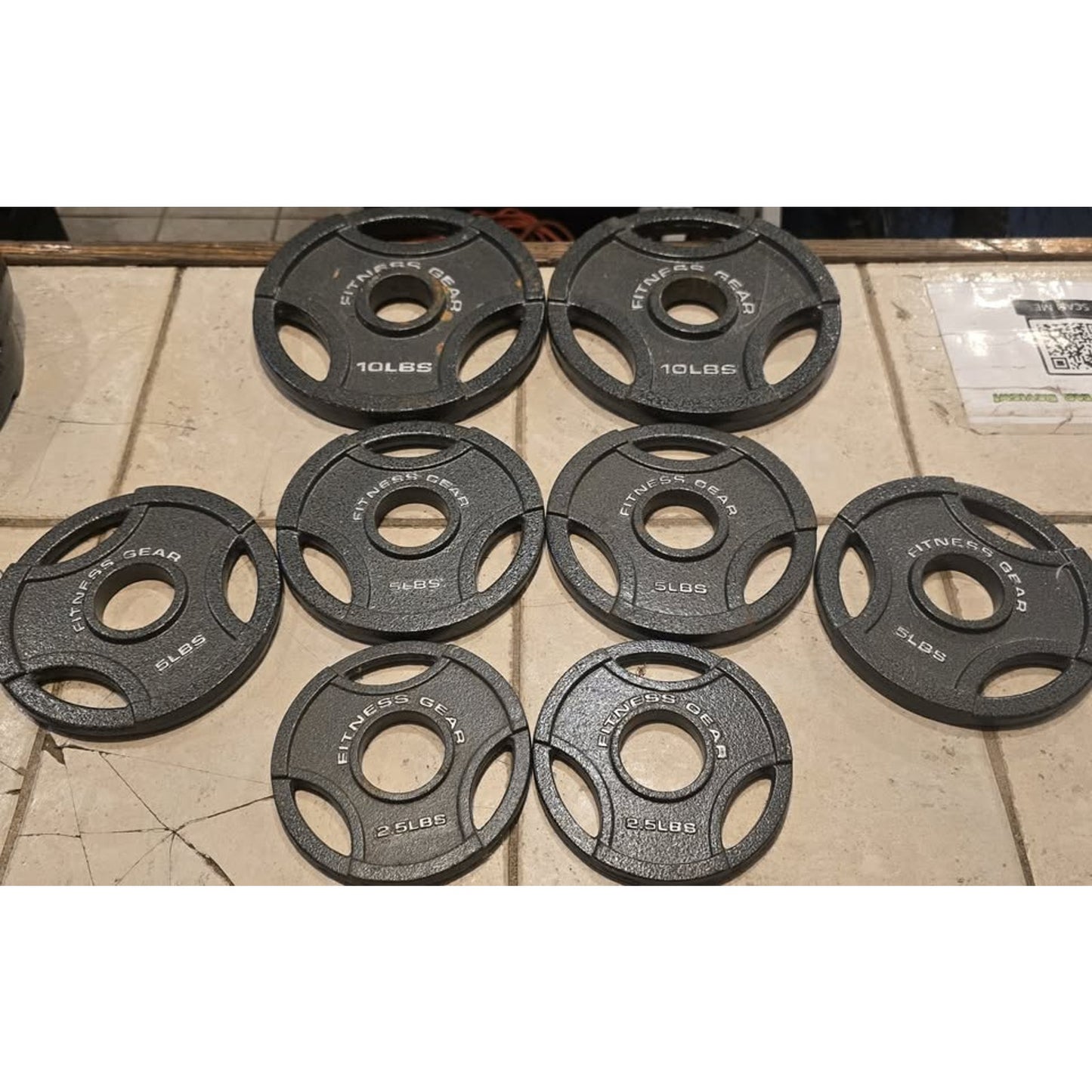 250lbs Fitness Gear Olympic Weight Plates