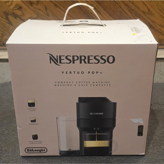 Nespresso Vertuo Pop+ Deluxe by DeLonghi w/ Aeroccino3 - Black
