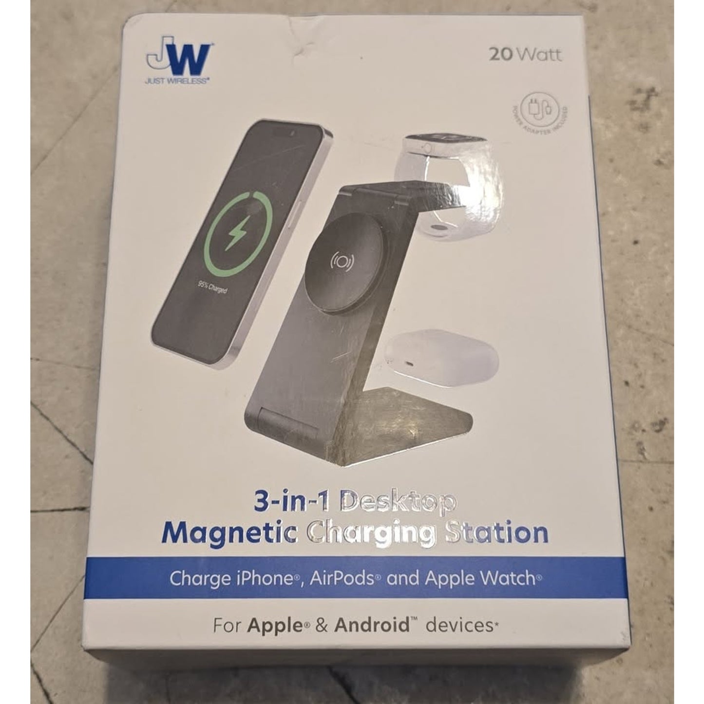 Just Wireless 3-in-1 Charger Station