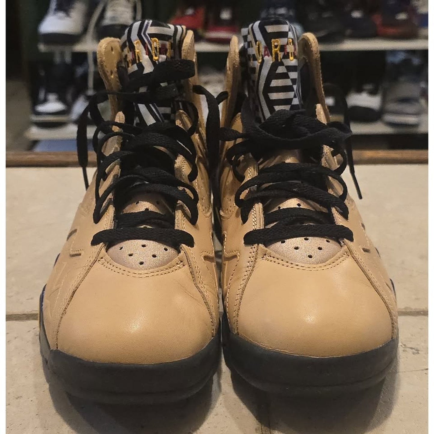 Nike Air Jordan 7 Retro SE Vachetta Tan Black Taxi DZ4729-200 Men's 9.5
