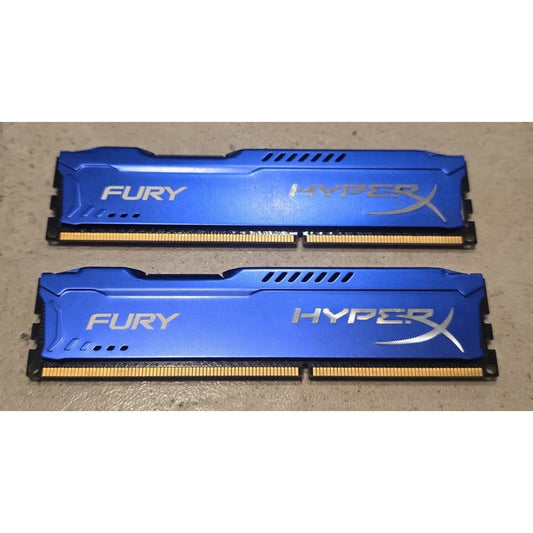 HyperX Kingston Gury 8GB 1600MHZ DDR3 Ram Sticks / HX316C10FK2/8 /