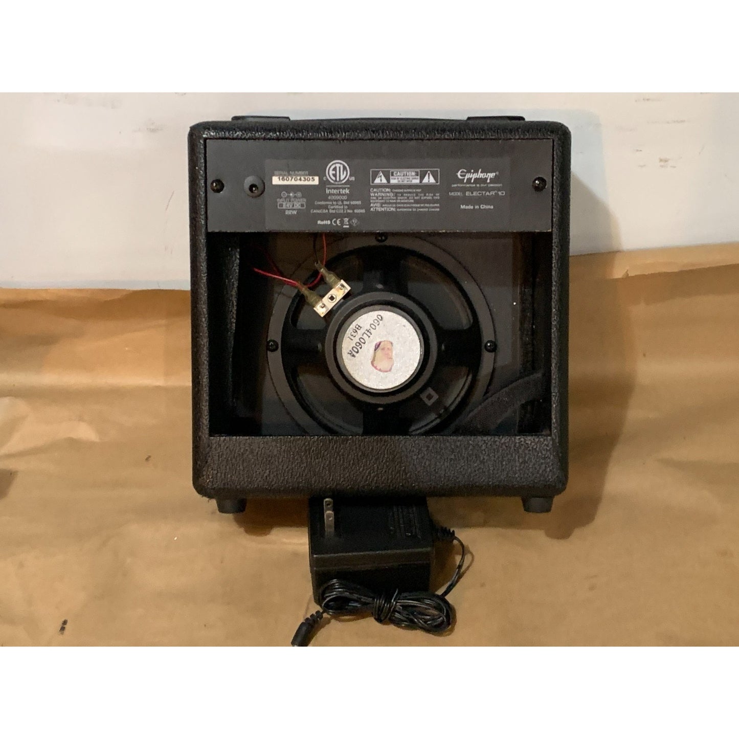 Epiphone Electric Guitar Amplifier (Electar 10) with Power Adapter