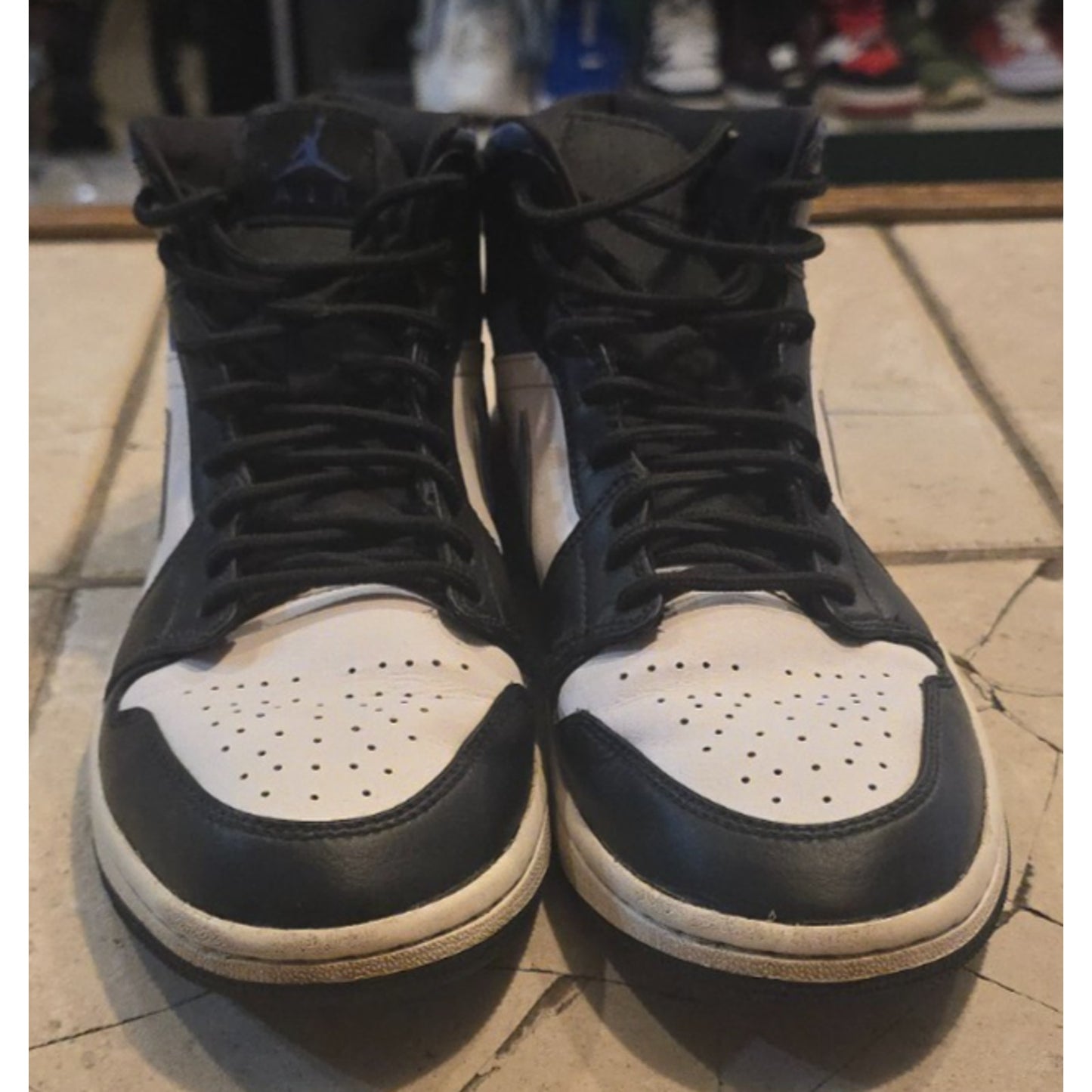 Air Jordan 1 Retro High OG – White/Racer Blue/Black – Size 9M