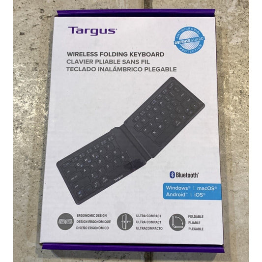 Targus Ergonomic Foldable Bluetooth Keyboard
