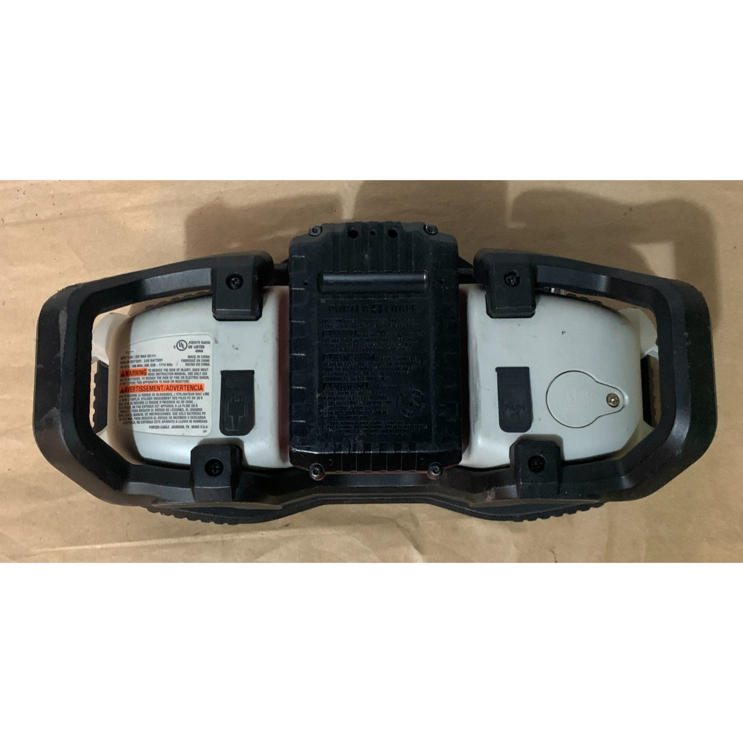 Porter-Cable PCC771B Bluetooth Radio with battery tested working