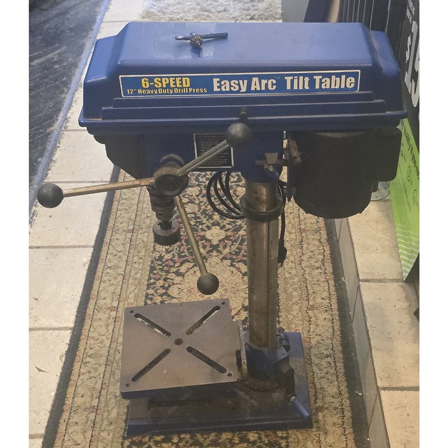 Fisch 6-Speed 12" Easy Arc Heavy Duty Drill Press