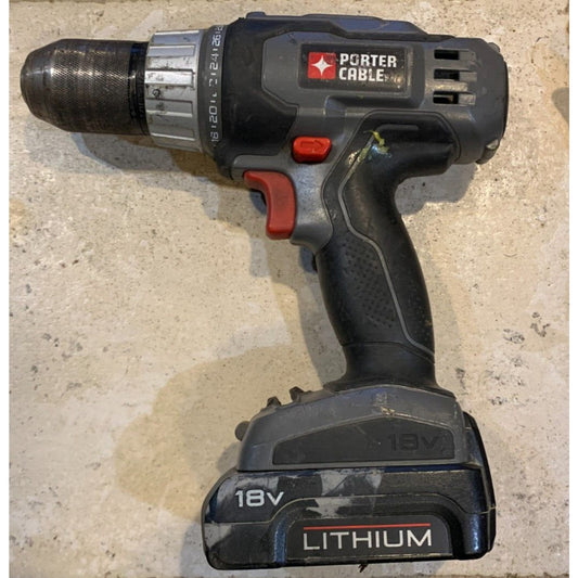 Porter-Cable PC1800D 18V Ni-Cd 1/2" Cordless Drill Driver Bare Tool Tested
