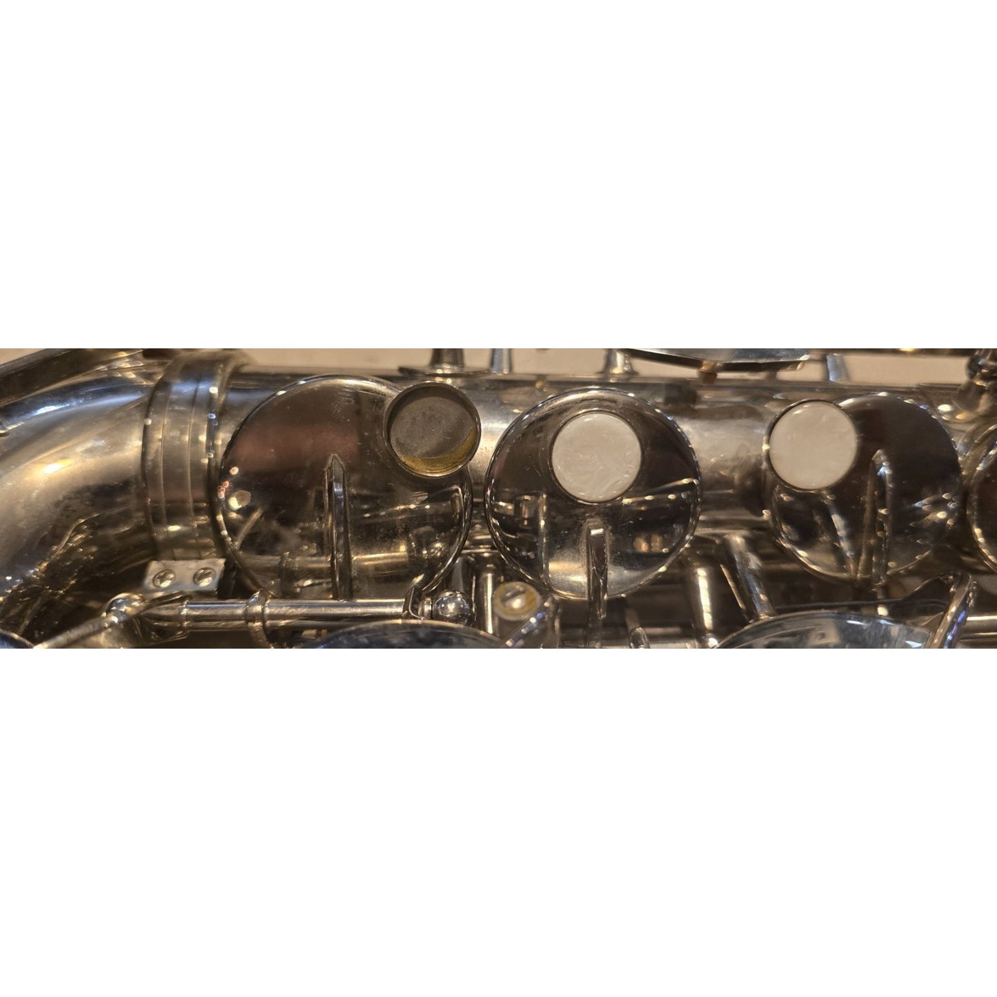 SC-9937 Curved Neck Soprano Saxophone B Flat Silver Plated Sax With Mouthpiece