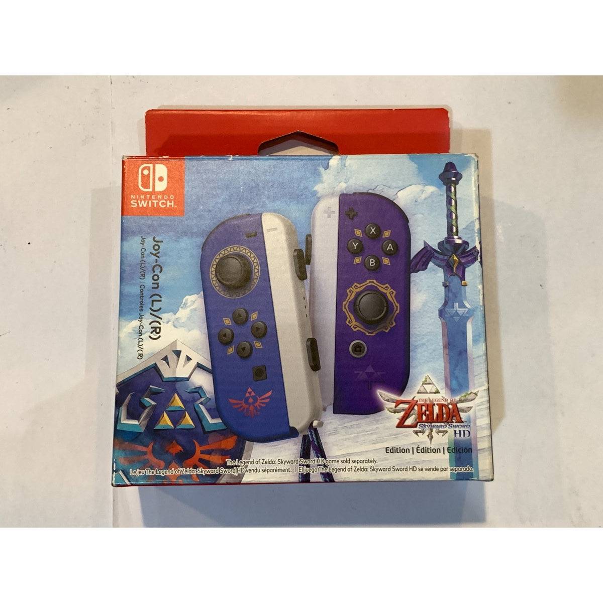 Legend Of Zelda Skyward Sword Nintendo Switch 1 Joy-Cons Controllers