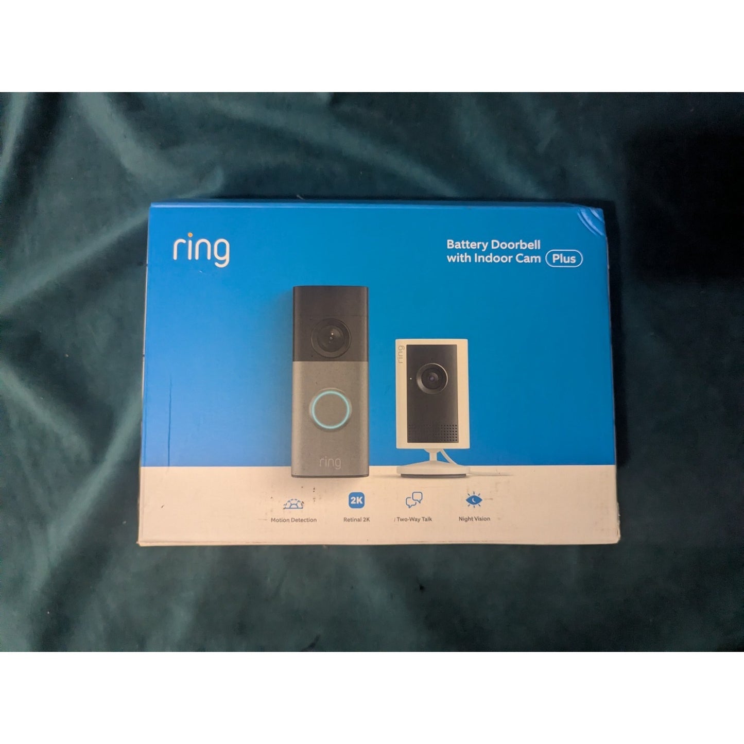 Ring Battery Doorbell + With Indoor Cam Plus Doorbell Bundle