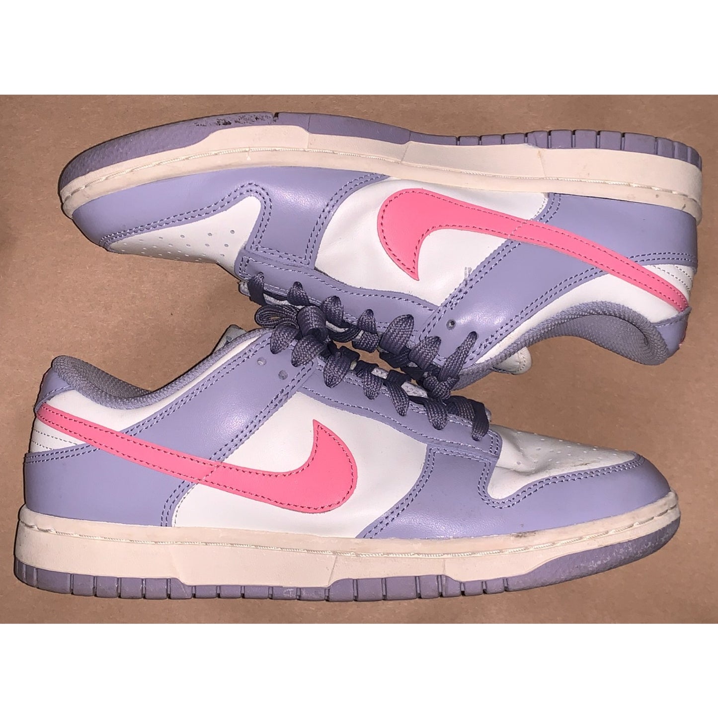 Nike Dunk Low Indigo Haze Coral Chalk Pink Purple Size 8 Women DD1503-500 2023