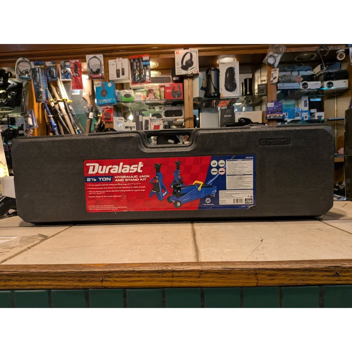 Duralast 2-1/2 Ton Hydraulic Jack & Stand Kit / T82454S