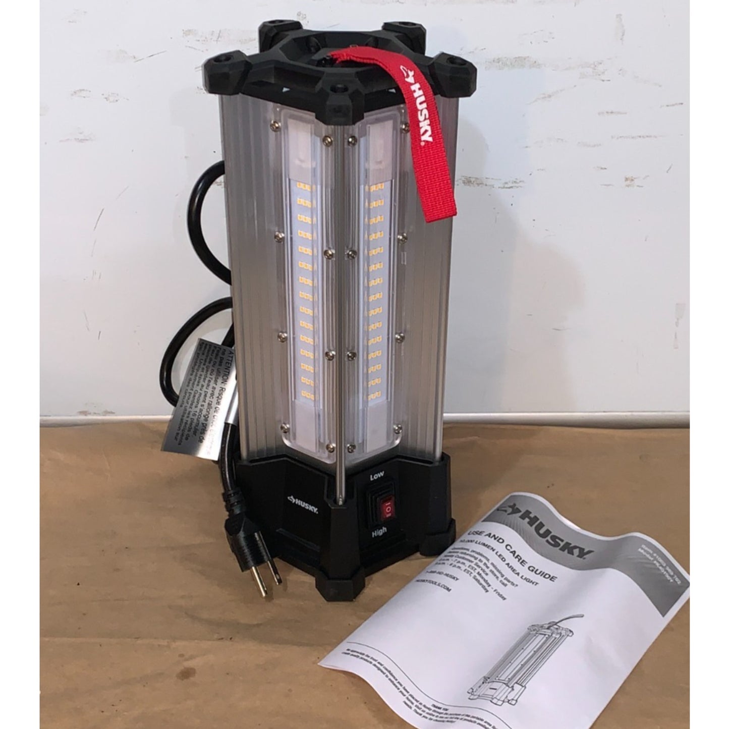 Husky 10,000-Lumen Area Utility LED Work Light K40190
