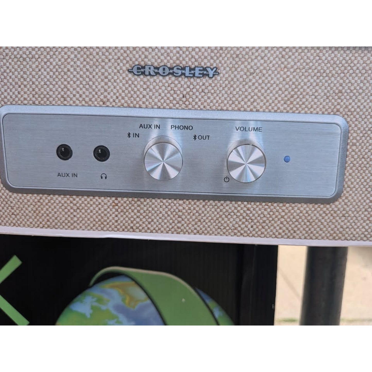 Crosley Rohe 3-Speed Bluetooth In/Out Vinyl Record Player Turntable