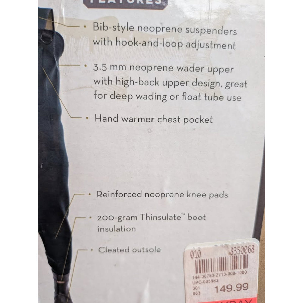 Frogg Toggs Mens Regular Cleated Waders