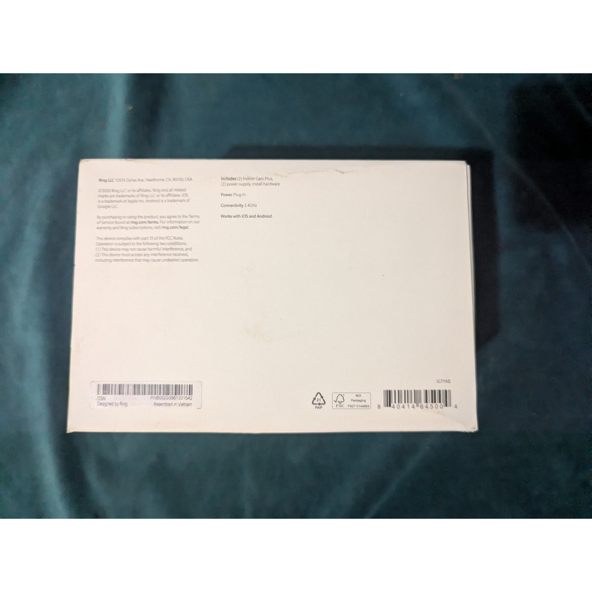 Ring Battery Doorbell 2K 2nd Gen 5CFYNB 2-Pack