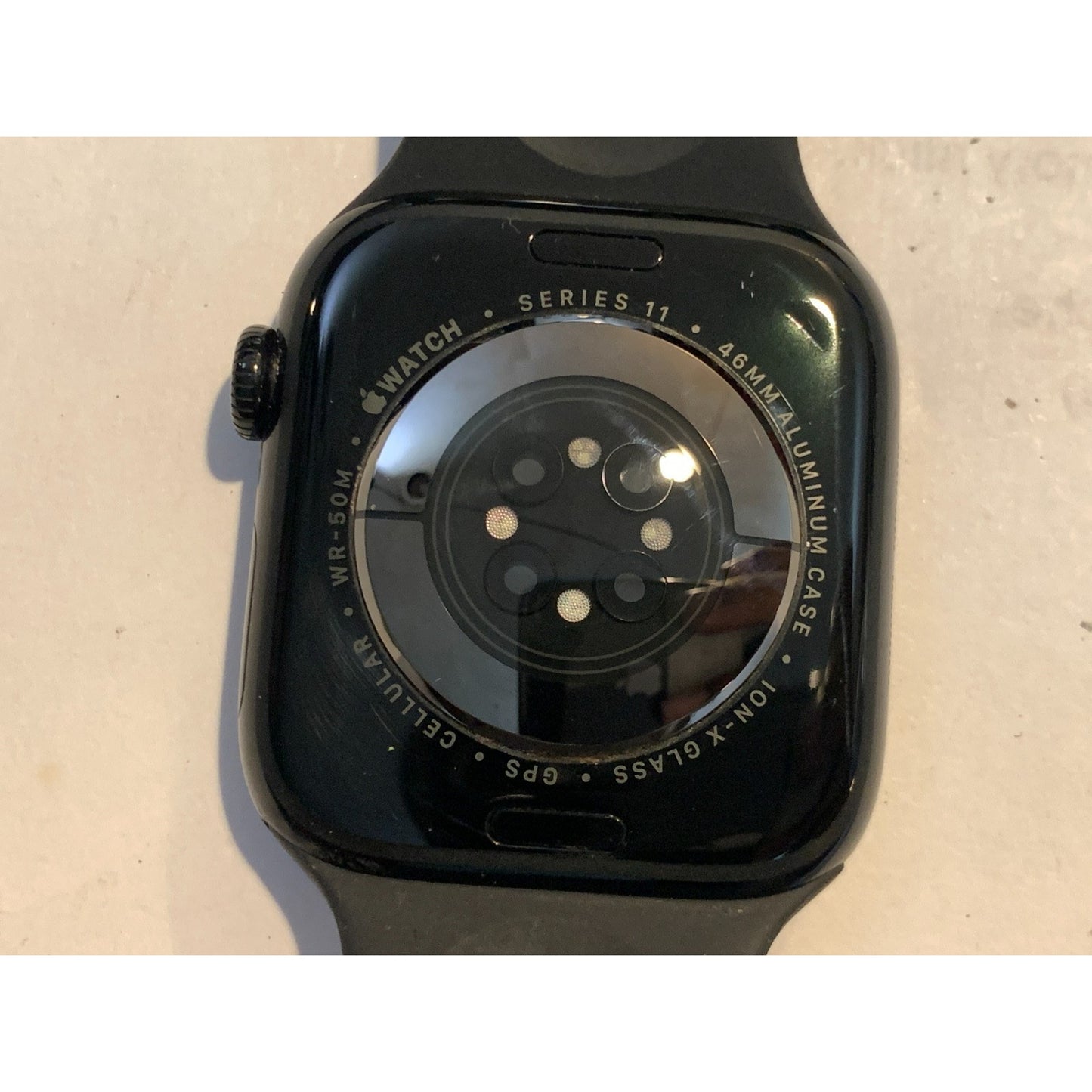Apple Watch Series 11 46mm (Cellular) Aluminum Jet Black Black Band