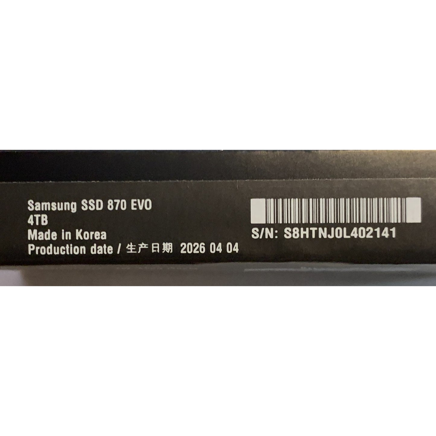 Samsung 870 EVO 4TB SSD - 2.5" SATA III Internal SSD (MZ-77E4T0) *NEW, SEALED*