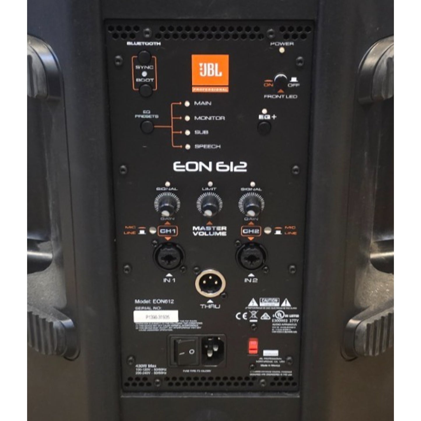 JBL EON612 12" 1000W Powered 2-Way Loudspeaker w/ Bluetooth + Cover + Stand