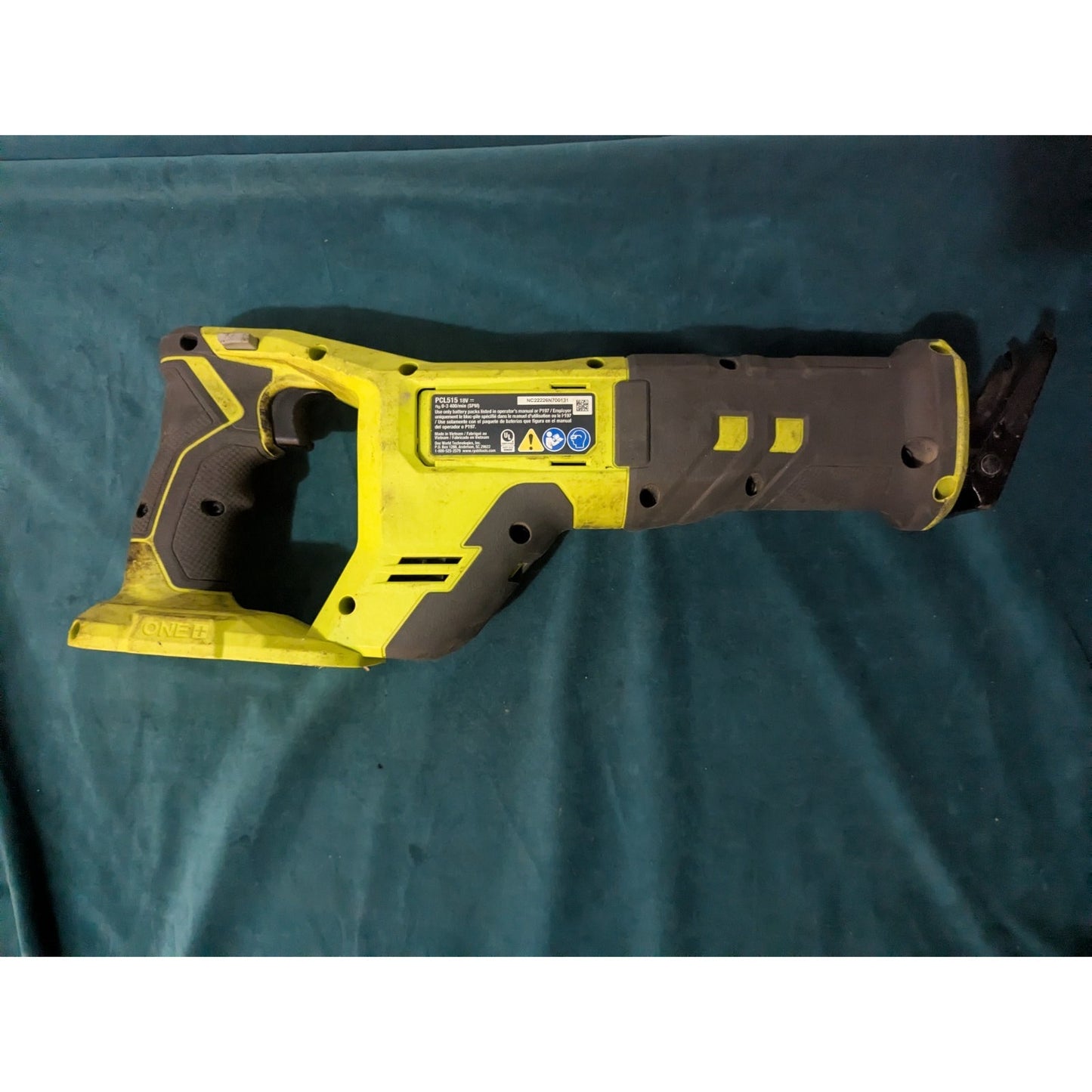RYOBI ONE+ 18V Cordless Reciprocating Saw PCL515 Tool Only