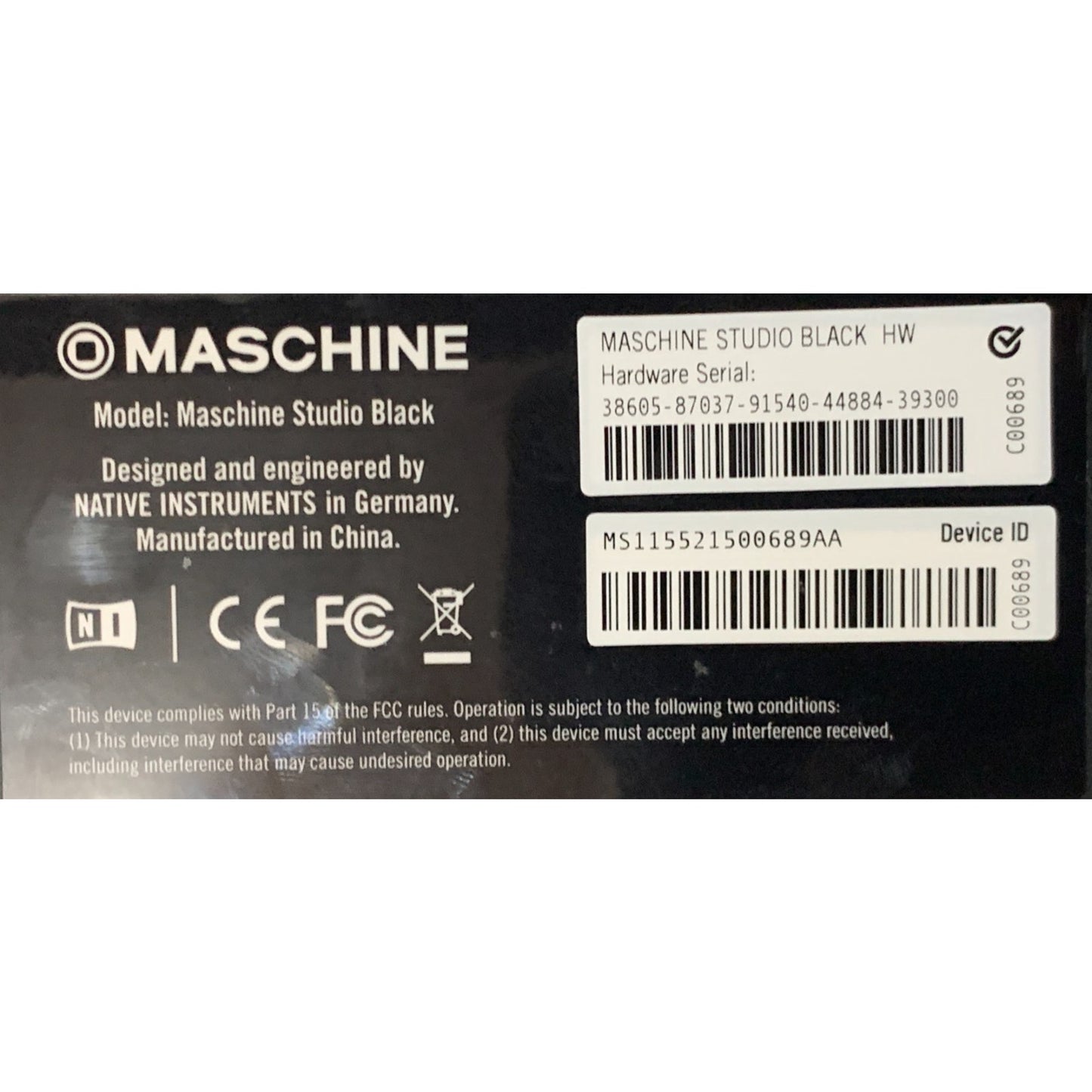 Maschine Studio Native Instruments - Black