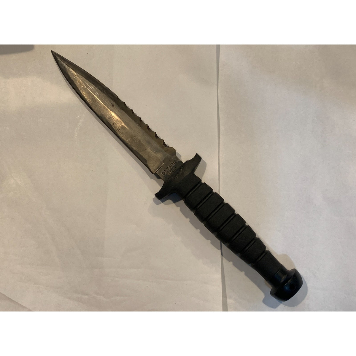 Ontario Spec Plus SP-15 LSA “Land Sea Air” Combat Knife (No Sheath)