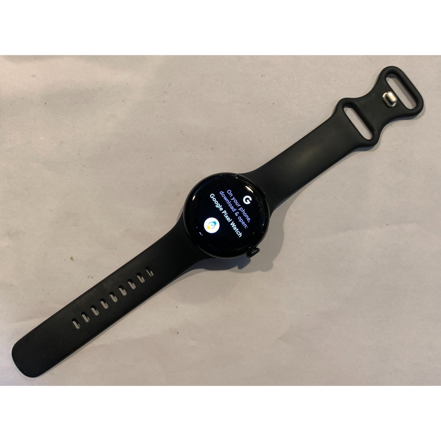 Google Pixel Watch 2 41mm Matte Black with Obsidian Black GA05029-US