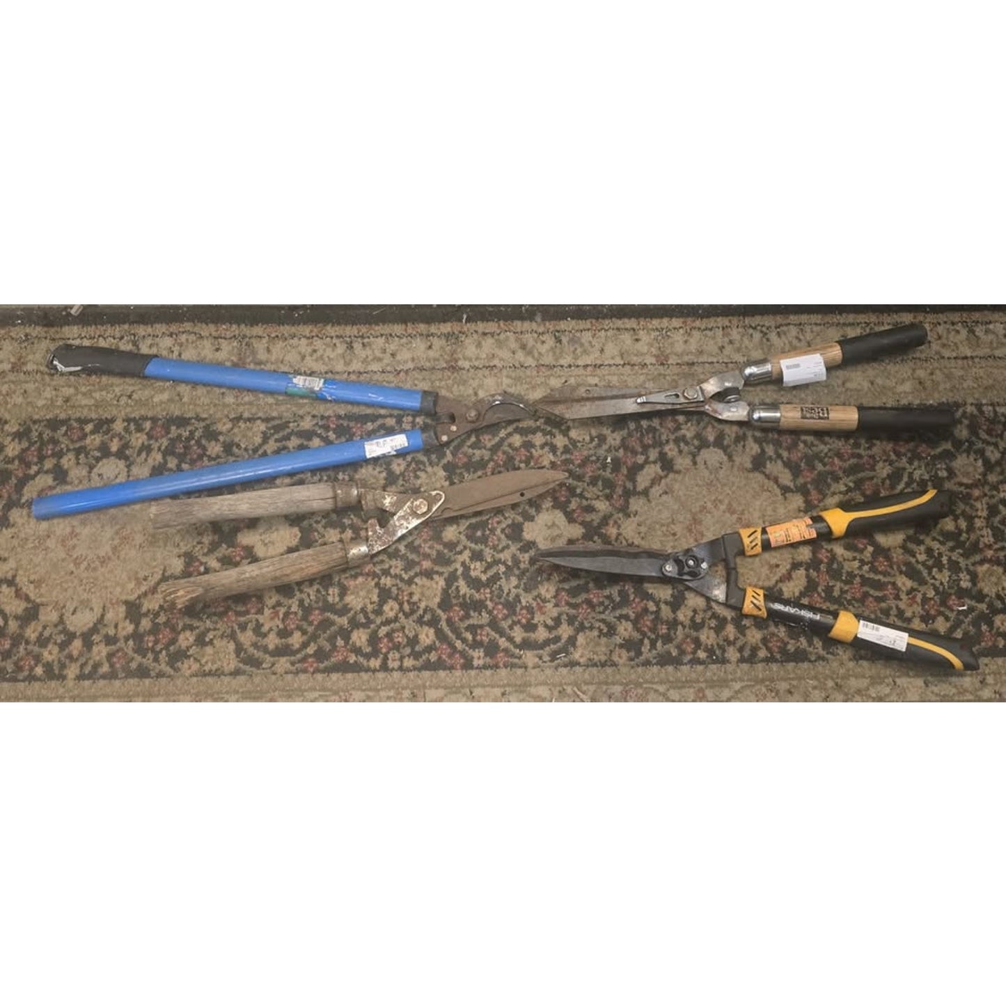 Large Assorted Lot of Hand Tools (Saws / Shovels / Shears / Scrapers / Mop / & More )