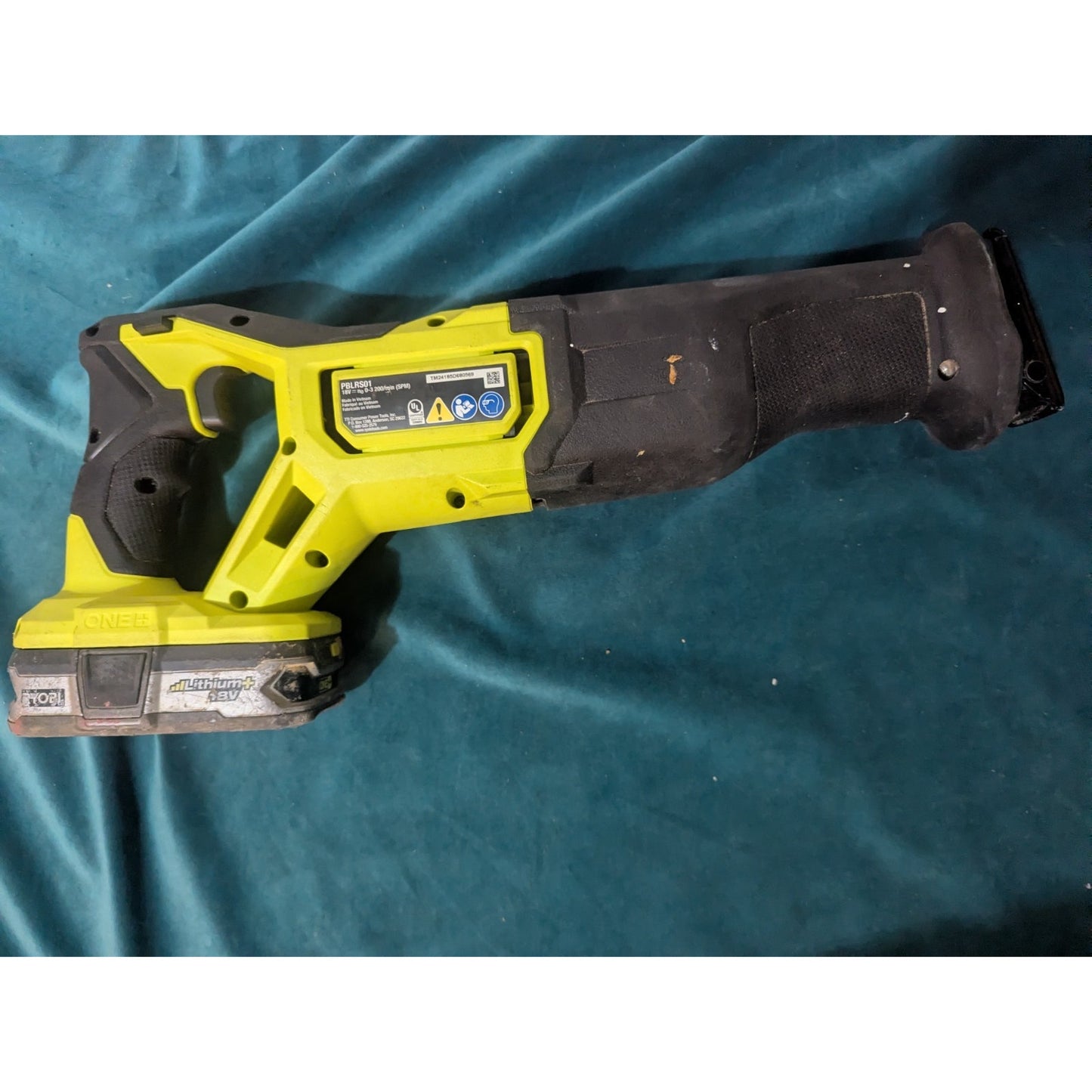 RYOBI PBLRS01 ONE+ HP 18V Brushless Reciprocating Saw With Battery