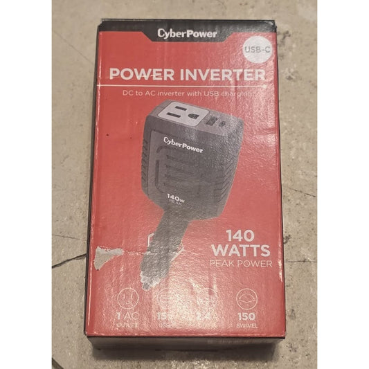 Cyberpower 140W Car Inverter / M140BUC /