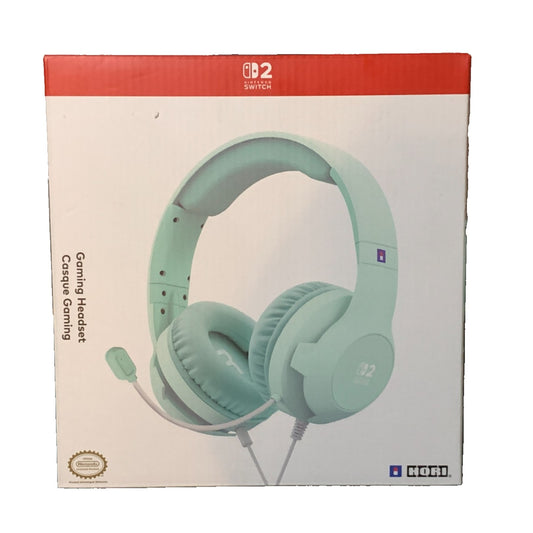 Hori Gaming Headset for Nintendo Switch 2 - Cozy Green
