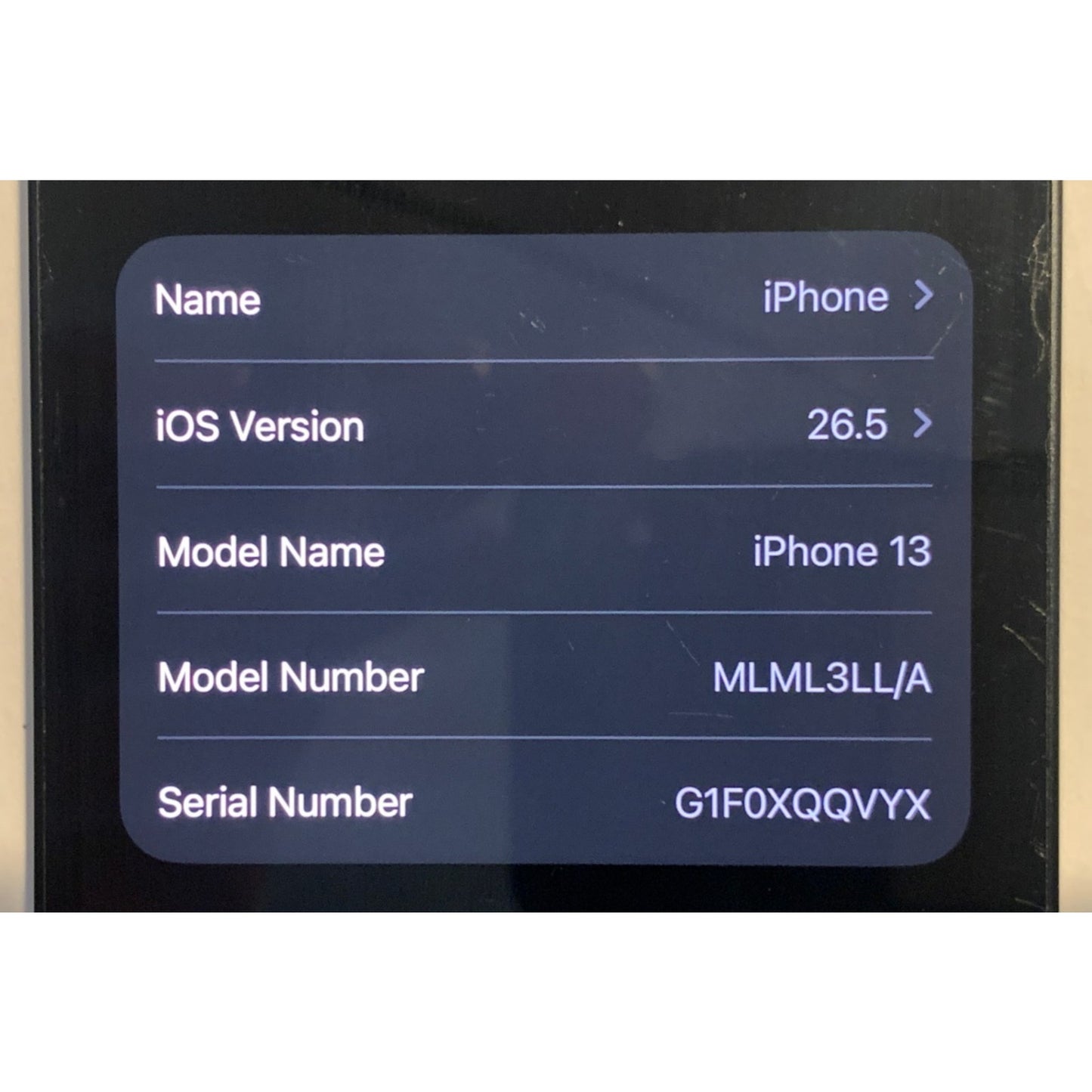 Apple iPhone 13 128GB Verizon 6.1" - (Midnight) A2482