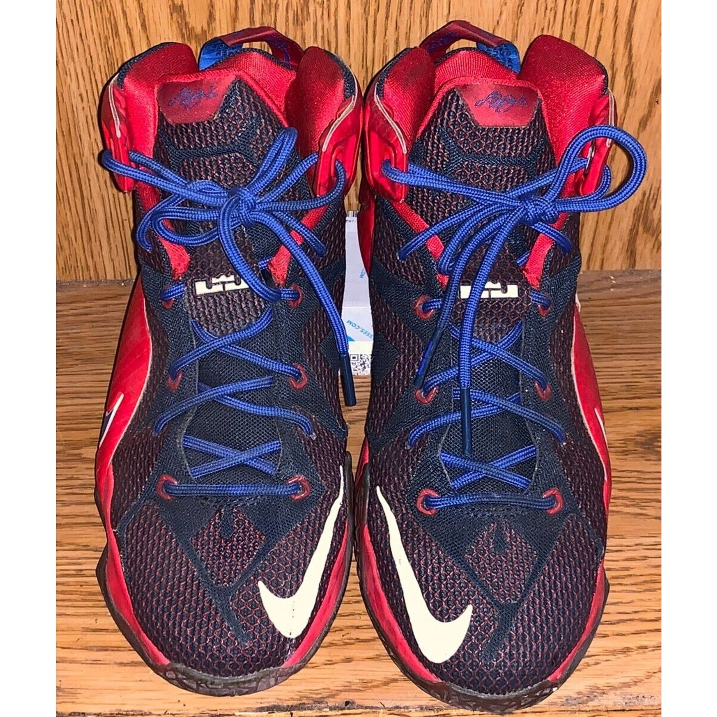 Nike Lebron 12 Superman 685181-601 Red/Blue/Black Size 6.5 Youth