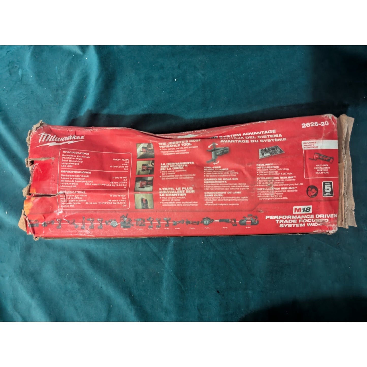 Milwaukee M18 Cordless Multi Tool (Tool Only) 2626-20