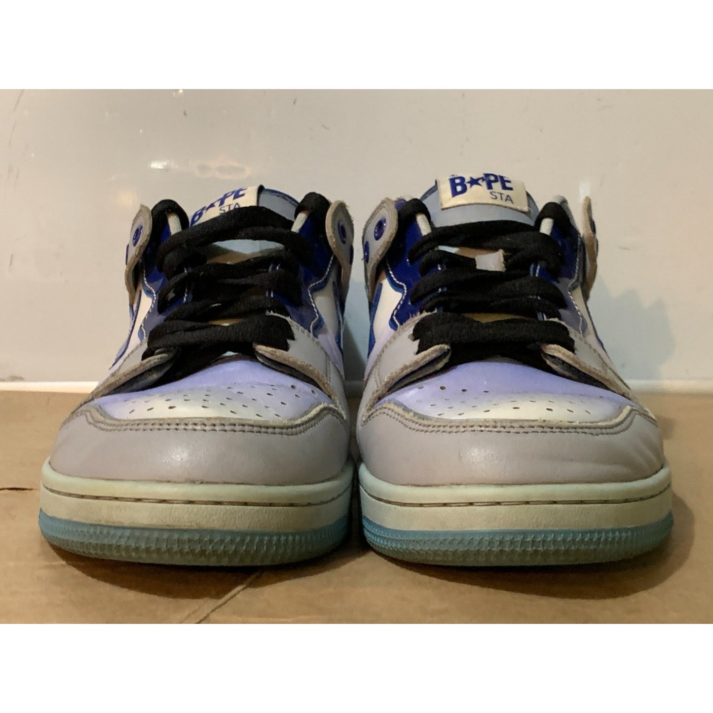 A Bathing Ape Bape SK8 STA Blue/White Size 12