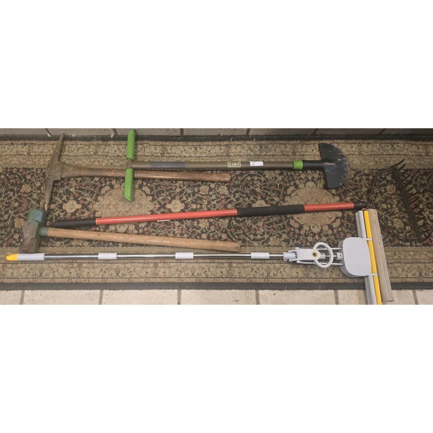 Large Assorted Lot of Hand Tools (Saws / Shovels / Shears / Scrapers / Mop / & More )