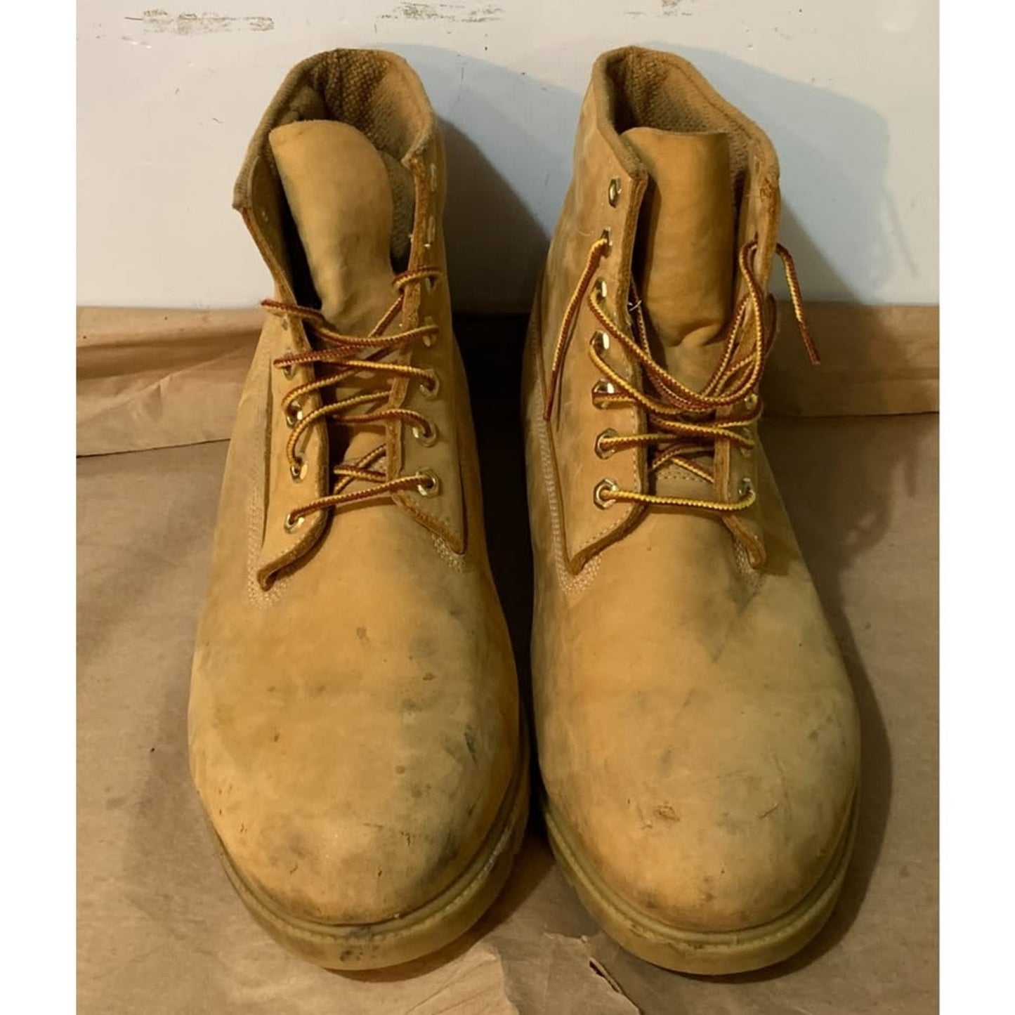 Mens Timberland 6-Inch Basic Wheat Waterproof Boot Size 15